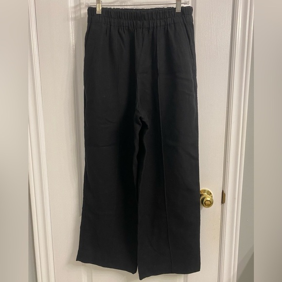 Madewell Breezewoven Pull-On High-Rise Straight Pants Size Small - Picture 5 of 9